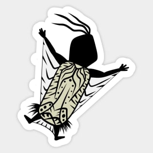 Extreme Sport Wingsuit Flying Sticker